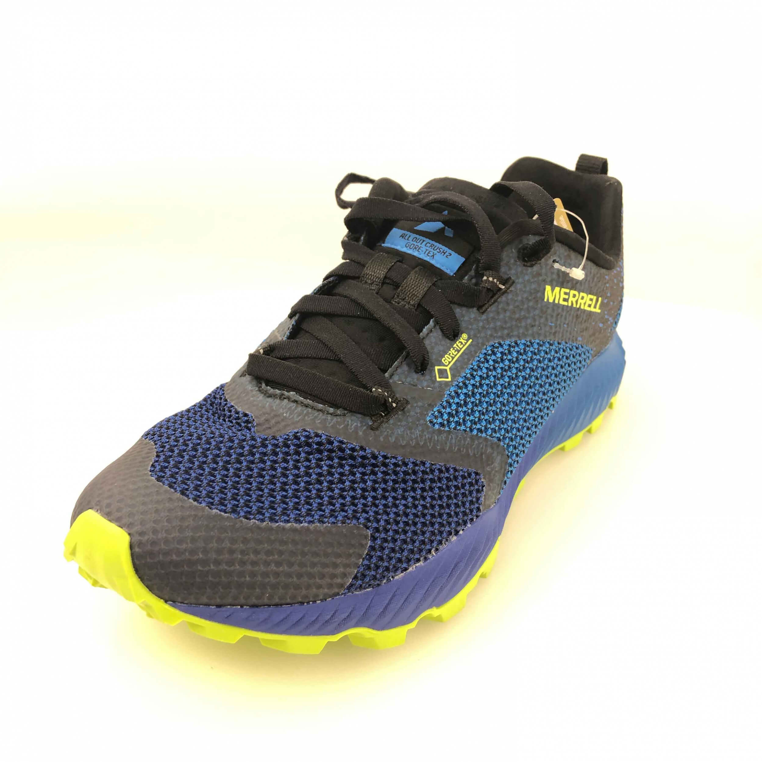 Merrell Laufschuhe Turnschuhe All Out Crush 2 GORETEX blau MERRELL ALL OUT Crush 2 Herren Sportschuhe Sneaker Schuhe